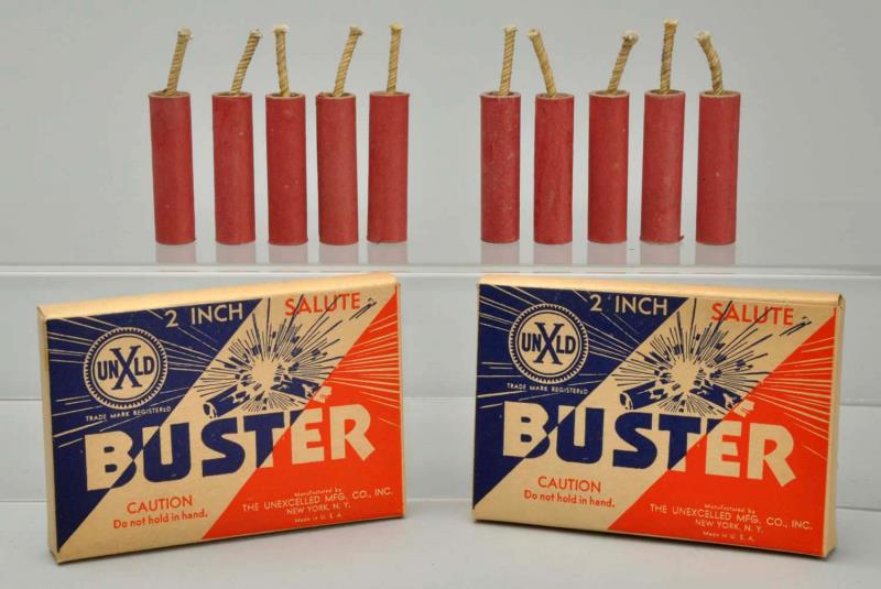 Appraisal: Lot Of Boxes of Unxld Buster Salutes Unexcelled Buster Salute