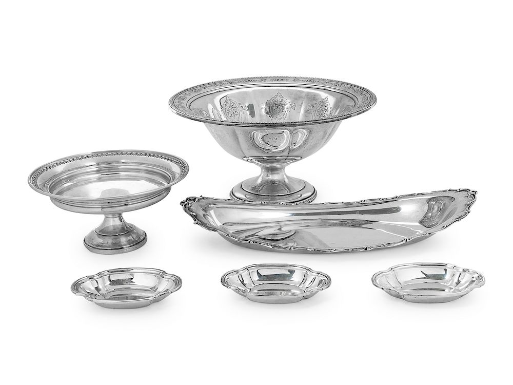 Appraisal: Six American Silver Articles Various Makers including Gorham and Tiffany