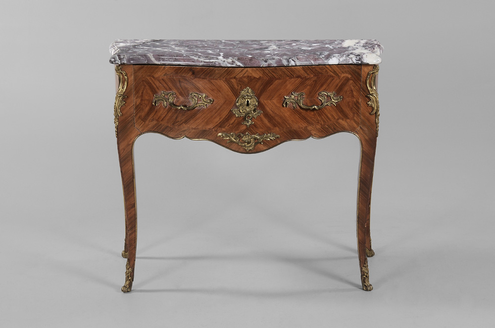 Appraisal: Louis XV Style Marble-Top Commode French late th early th