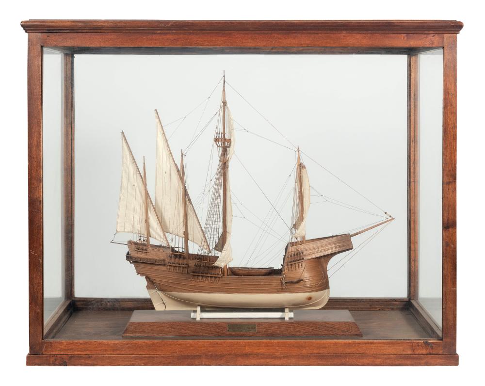 Appraisal: SCALE MODEL OF A TH CENTURY VENETIAN MERCHANT SHIP ITALY