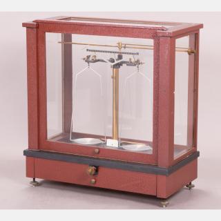 Appraisal: A Short Beam Analytical Balance by W Ainsworth and Sons