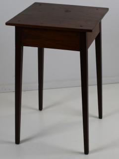 Appraisal: Hepplewhite Walnut Stand Delicate Walnut Splay Leg Stand