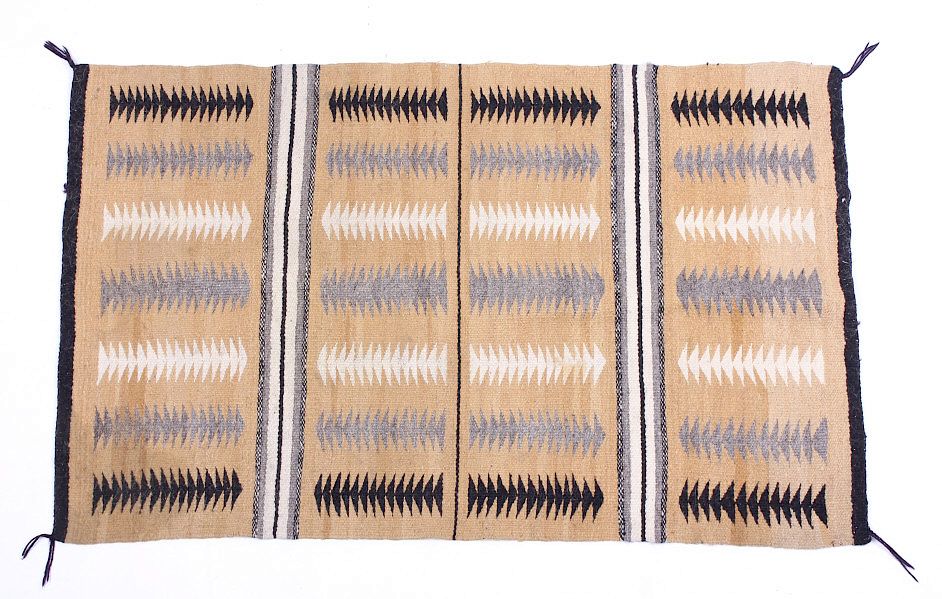 Appraisal: Navajo Native American Crystal Hand Woven Rug Offered in this