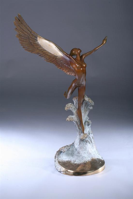 Appraisal: MISHA FRID Russian b ODETTE signed numbered and stamped Bronze