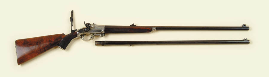 Appraisal: RARE C B HOLDEN SINGLE SHOT CREEDMORE RIFLE Cal with