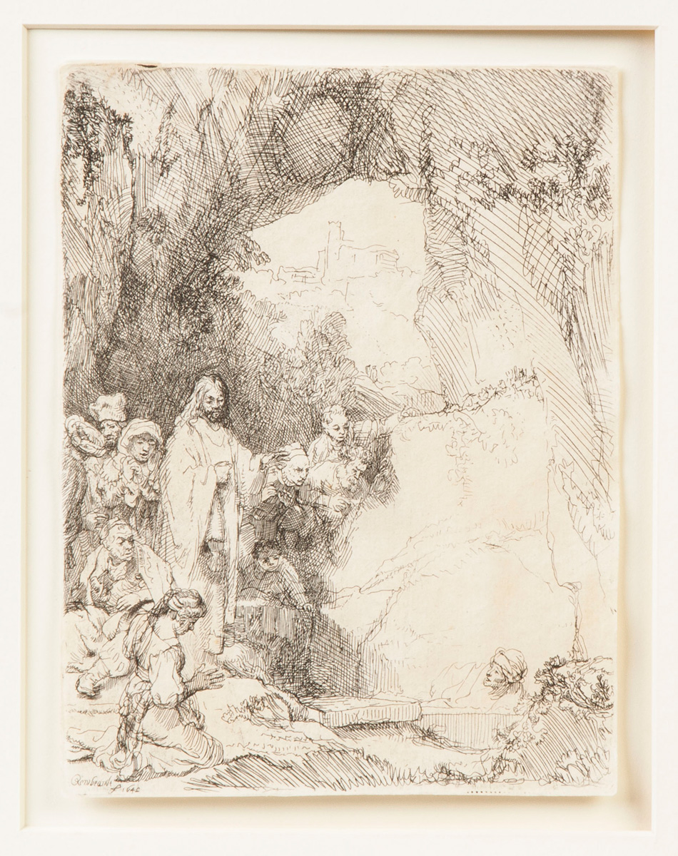 Appraisal: Rembrandt van Rijn Dutch - The Raising of Lazarus Engraving