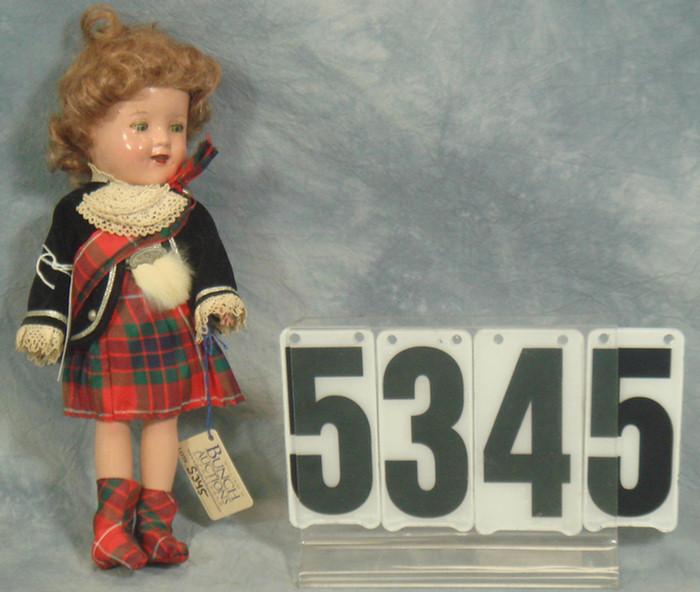 Appraisal: Shirley Temple Doll inches tall all composition some crazing especially