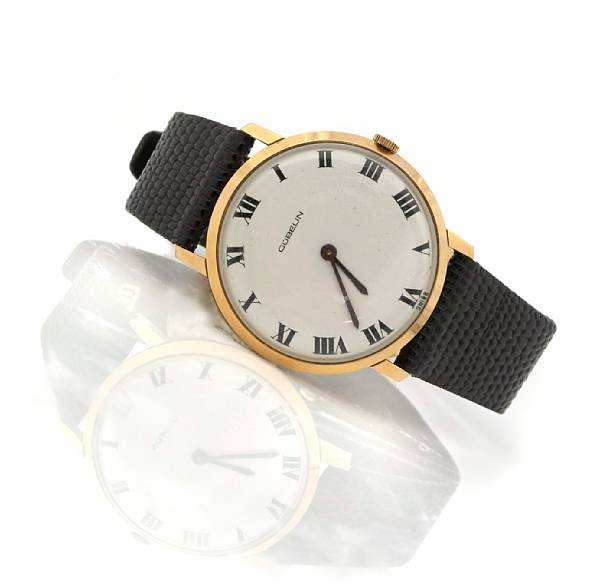 Appraisal: Gubelin A steel and gold plated wristwatch s Mechanical movement