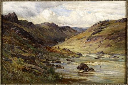 Appraisal: ALFRED DE BREANSKI SENIOR - HIGHLAND RIVER VALLEY Signed and