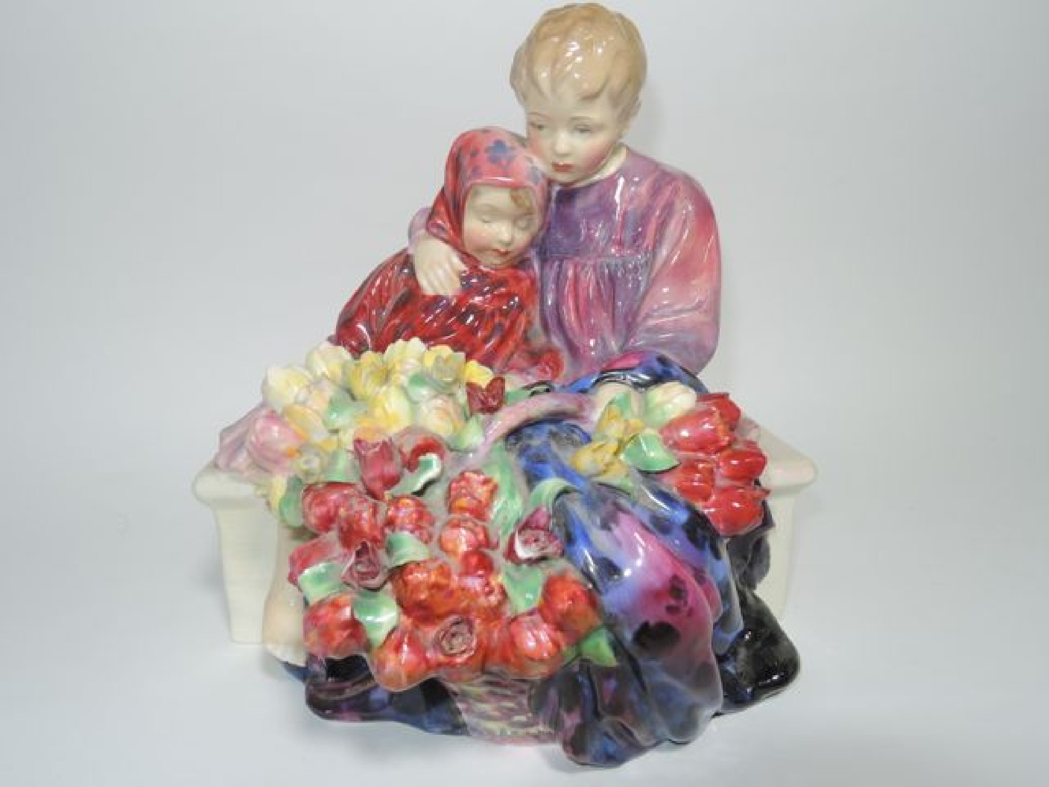 Appraisal: A Royal Doulton figure group The Flower Sellers Children HN