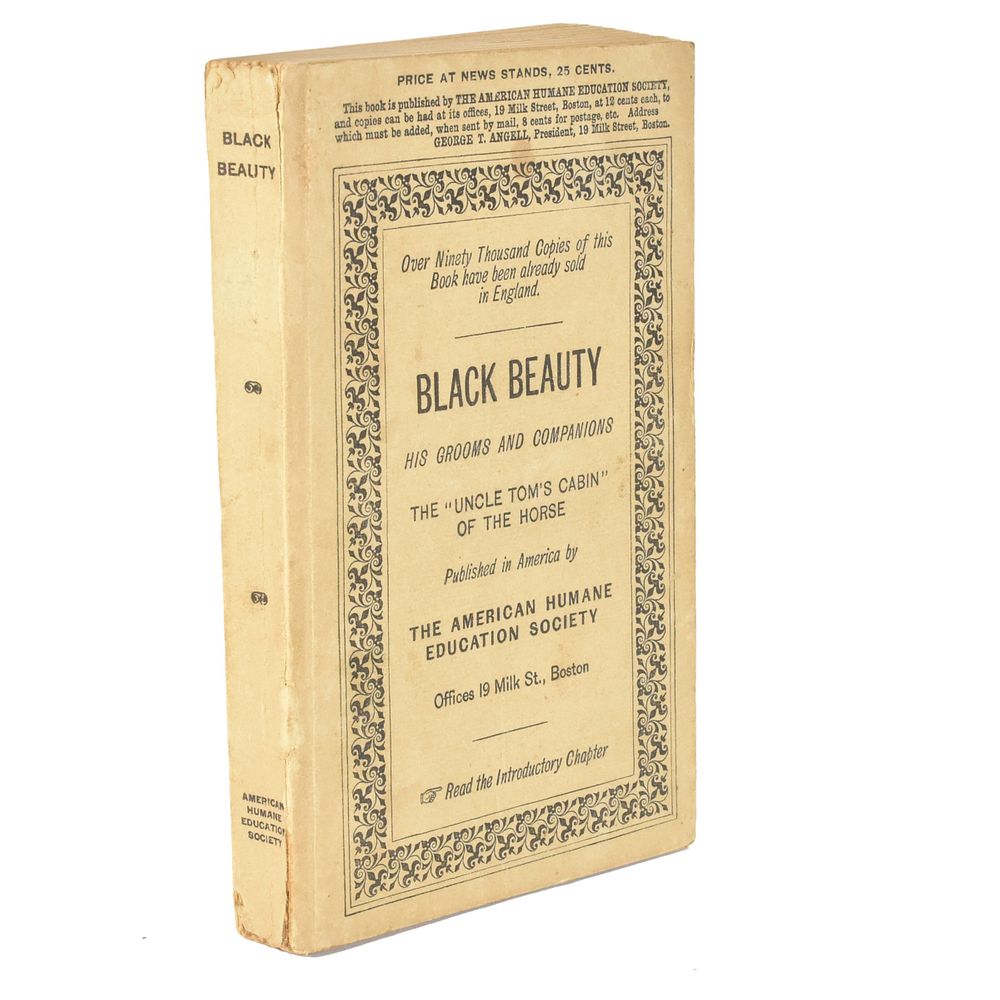 Appraisal: Anna Sewell Black Beauty st American Edition Anna Sewell -