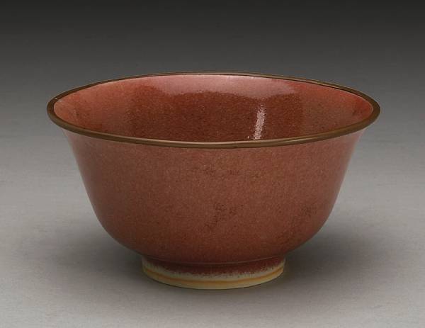 Appraisal: A langyao glazed porcelain bowl th century Of inverted bell