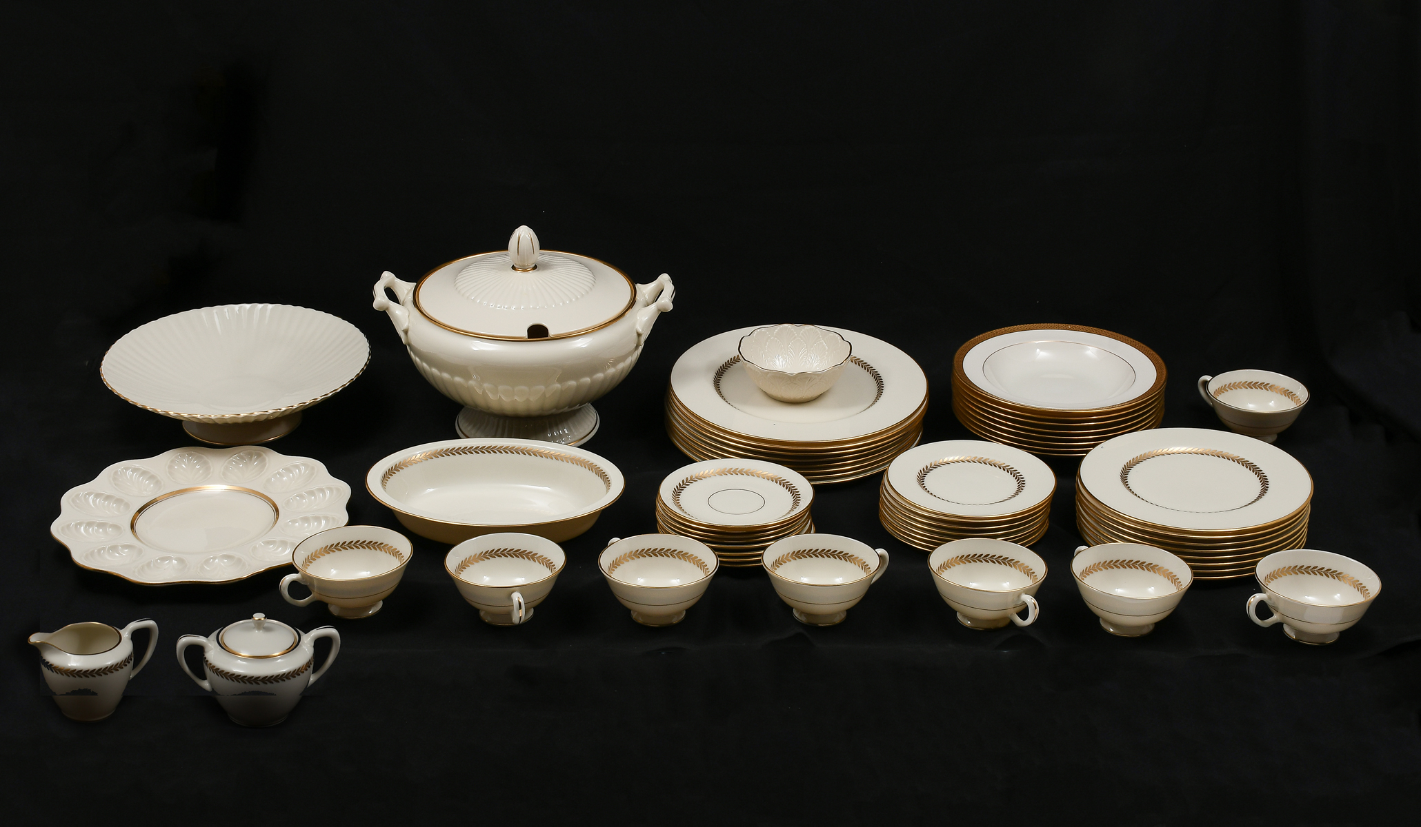 Appraisal: LENOX ''IMPERIAL'' CHINA Lenox porcelain collection mostly Imperial Comprising -