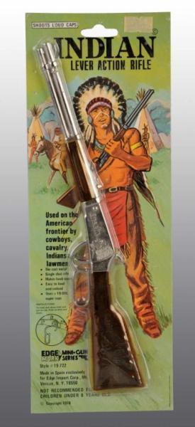 Appraisal: Edgemark Indian Lever Action Toy Gun Rifle Description On original