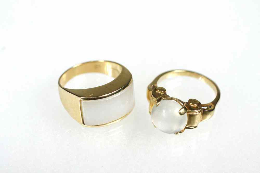 Appraisal: LADY'S RINGS - The first a K yellow gold ring