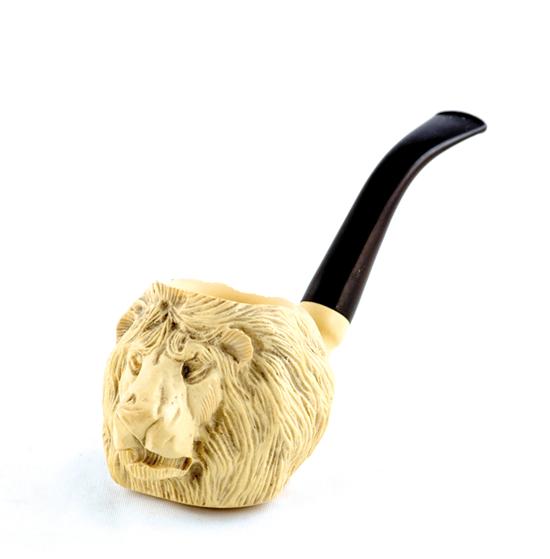 Appraisal: Meerschaum pipe circa with lion's mask bowl L