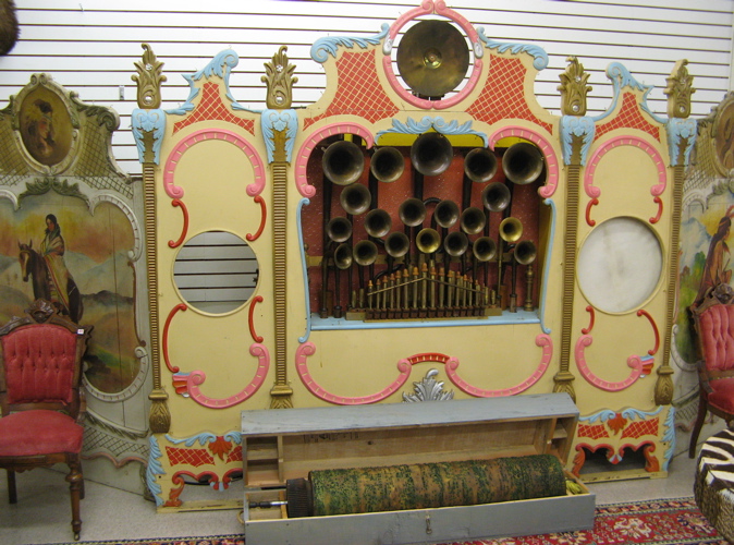 Appraisal: WURLITZER STYLE PINNED CYLINDER BAND ORGAN The Rudolph Wurlitzer Co