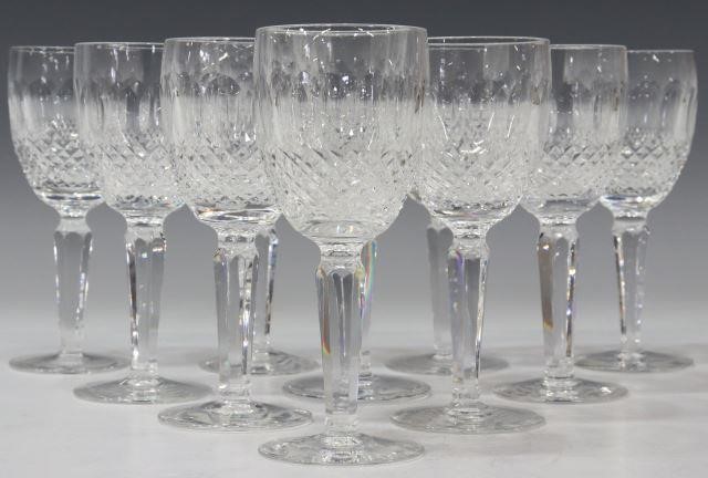 Appraisal: lot of Waterford Colleen Tall Stem cut crystal claret wine