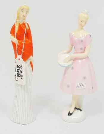 Appraisal: Royal Doulton figures Columbine HN and Teenager HN