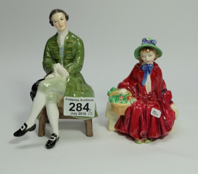 Appraisal: Royal Doulton figures Gentleman from Williamsburg HN and Linda HN