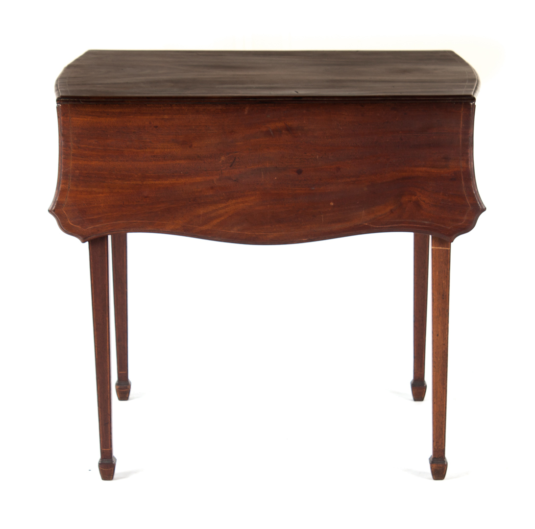 Appraisal: Federal inlaid mahogany Pembroke table attributed to John Shaw Annapolis