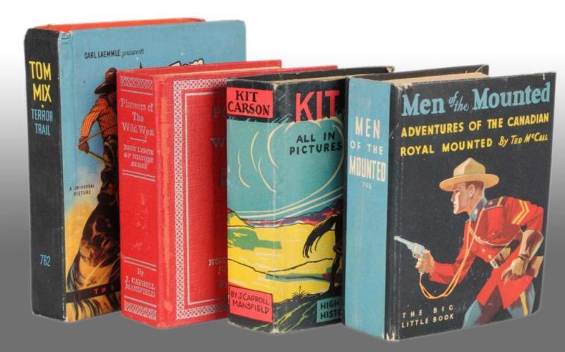 Appraisal: Lot of Western Themed Big Little Books Description and Includes