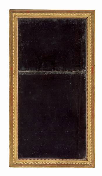 Appraisal: A Louis XVI giltwood mirror late th century The rectangular