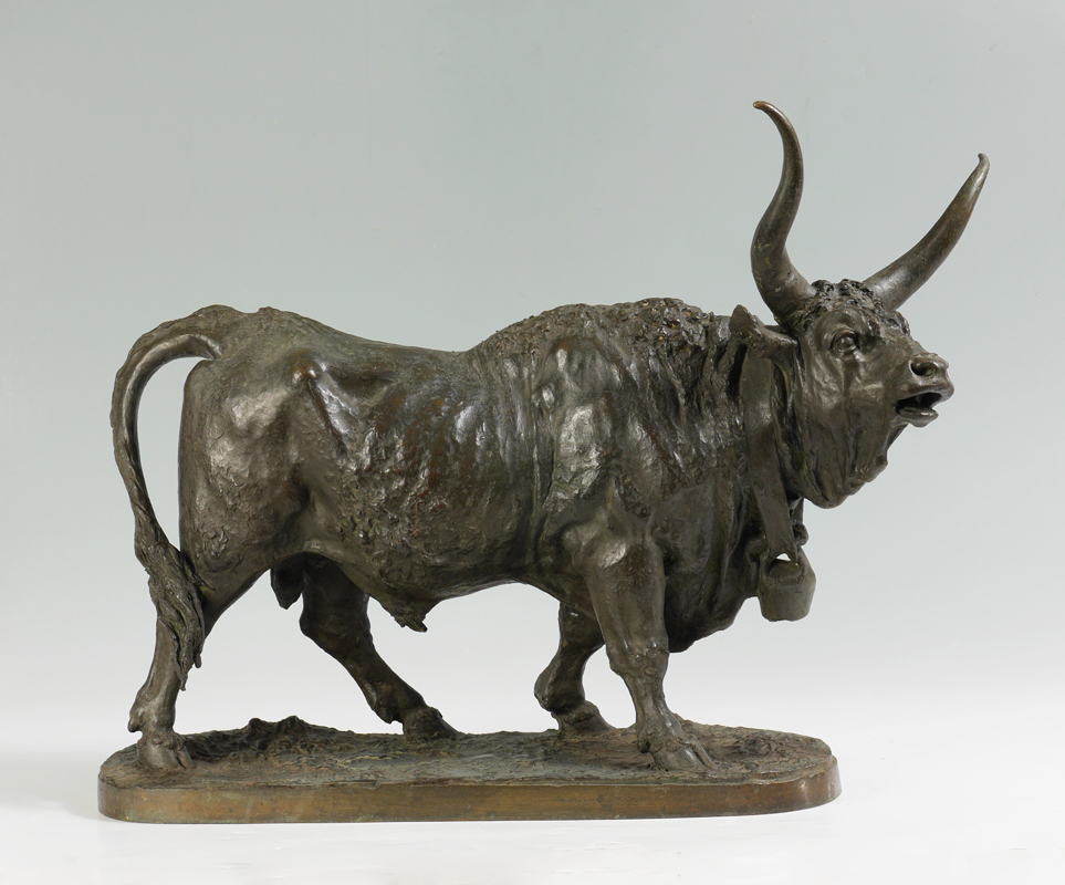 Appraisal: MIGNON Leon Belgian - ''Tareau Bull '' '' h x