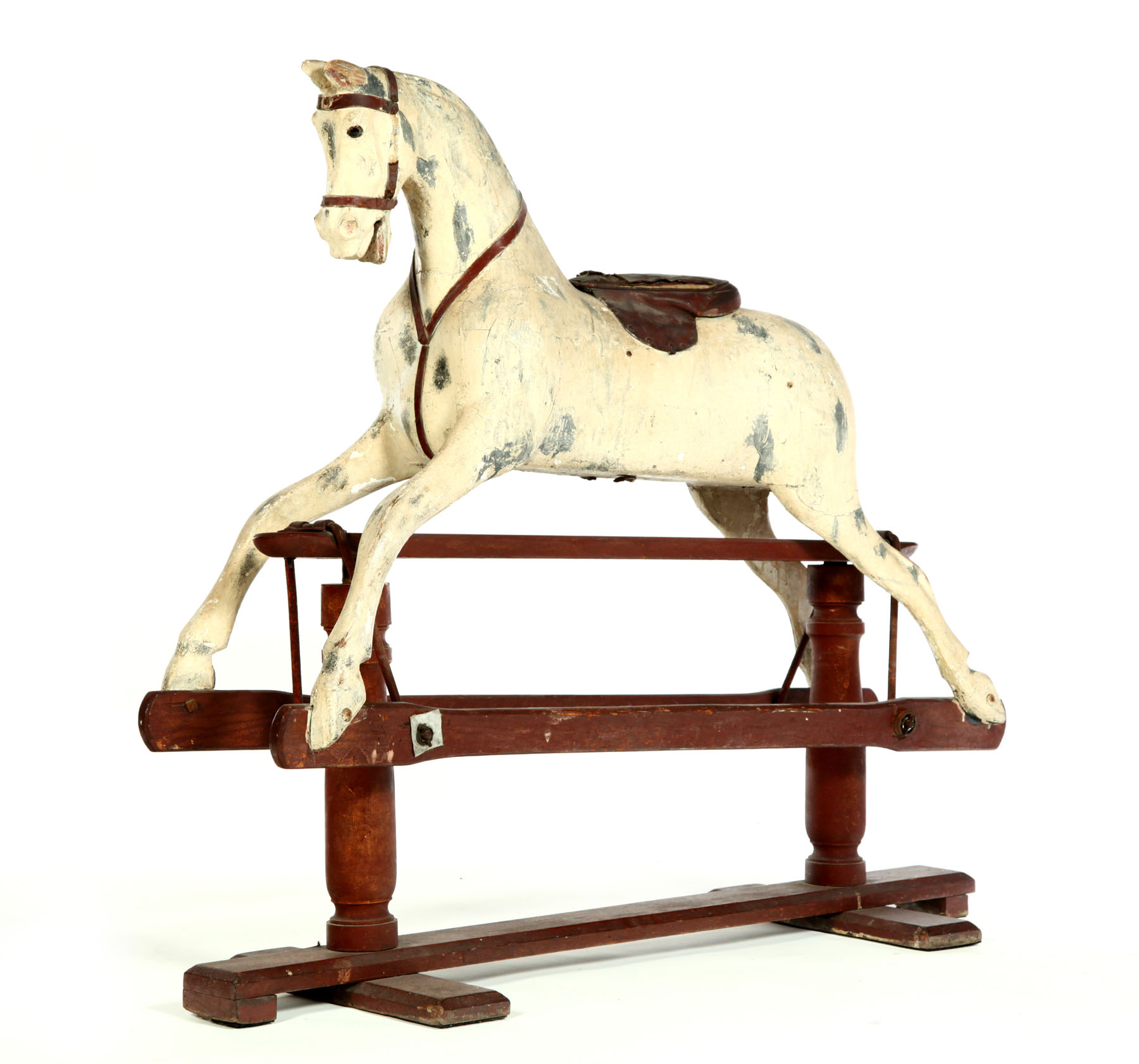 Appraisal: HOBBY HORSE American or European nd half- th century wood