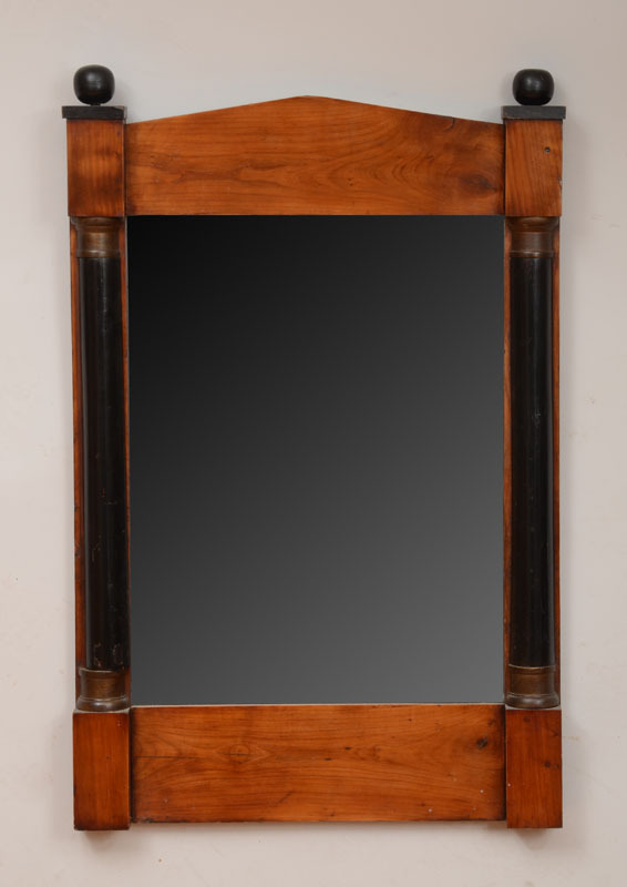 Appraisal: Biedermeier Style Fruitwood and Ebonized Mirror x in Property from