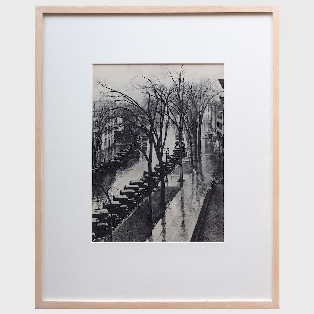 Appraisal: Walker Evans - Saratoga Springs Gelatin silver print printed c