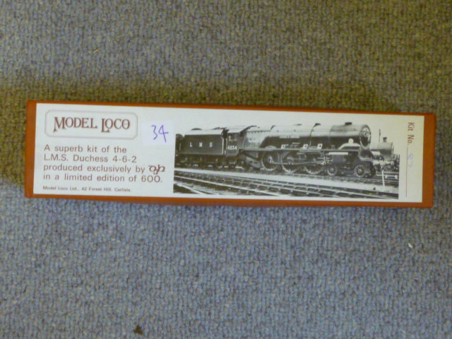 Appraisal: D J H OO Gauge Kit for Duchess - -