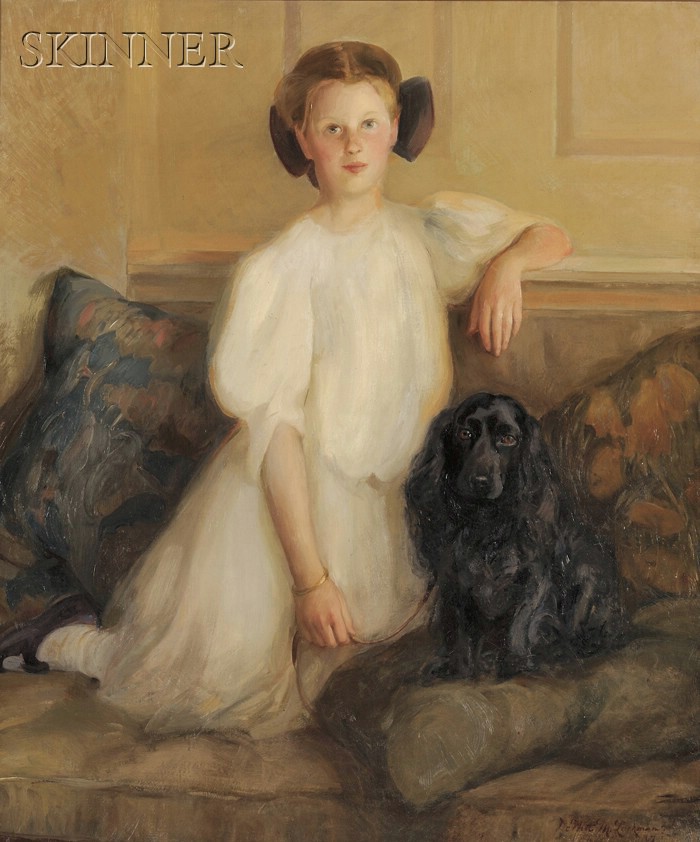 Appraisal: DeWitt McClellan Lockman American - Portrait of Miss Naomi Andrews