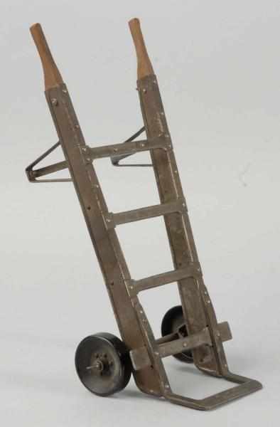 Appraisal: Metal Salesman Sample Hand Truck Description Marked the American Pulley