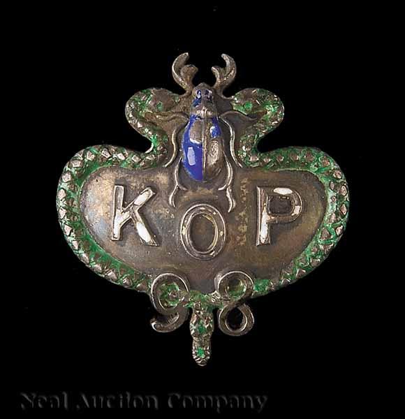 Appraisal: Mardi Gras Krewe of Proteus sterling silver krewe favor pin