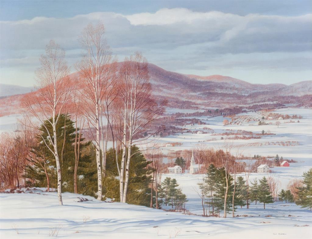 Appraisal: CARL WUERMER American - Valley from a Hillside oil on