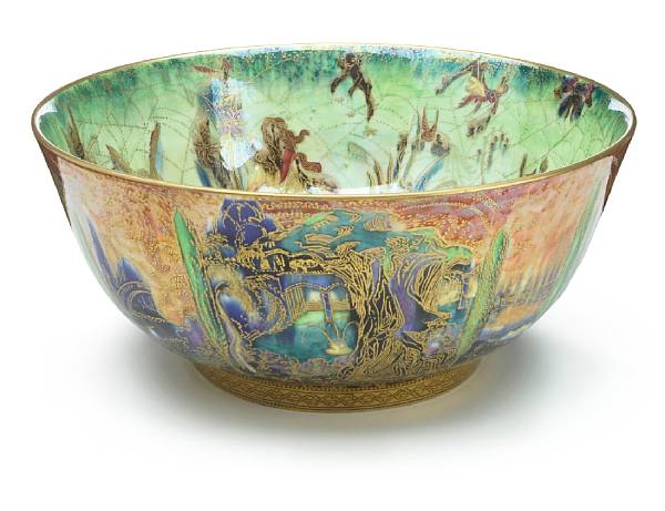 Appraisal: A Wedgwood Fairyland lustre bowl designed by Daisy Makeig-Jones s