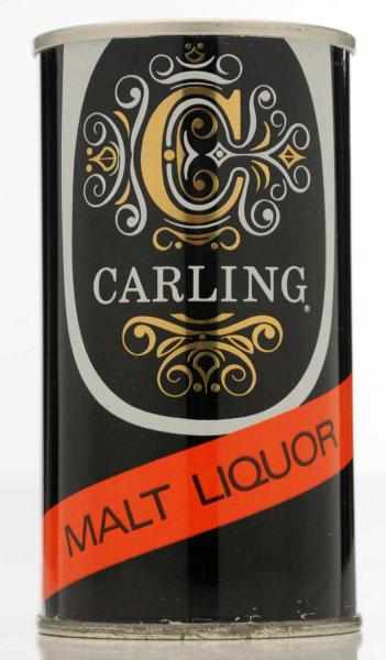 Appraisal: Carling Malt Liquor Pull Tab Beer Can - Some scratches