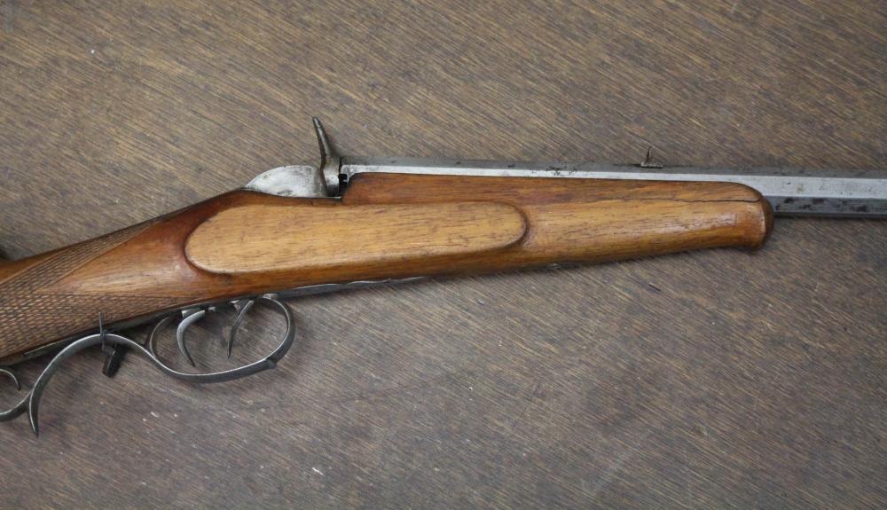 Appraisal: SINGLE SHOT FLOBERT RIFLE flobert caliber octagonal barrel straight grip