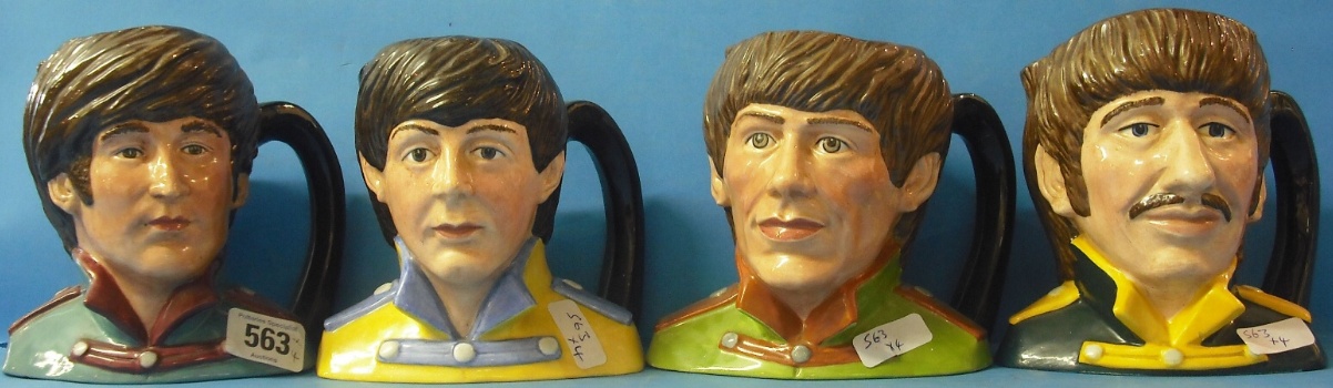 Appraisal: Royal Doulton Intermediate set of Character Jugs The Beatles comprising