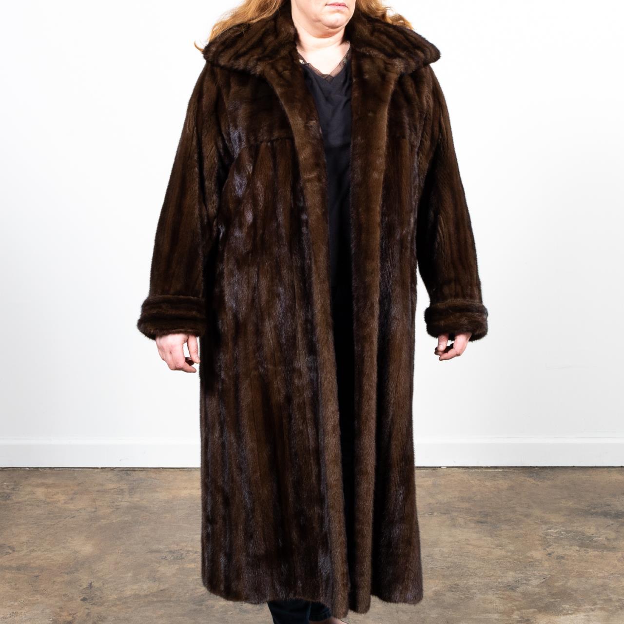 Appraisal: NEIMAN MARCUS LADIES FULL LENGTH MINK FUR COAT Neiman Marcus