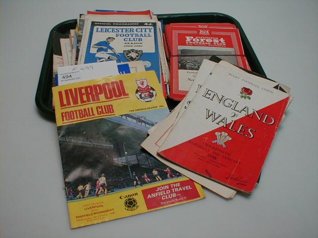 Appraisal: Various Football Association Club programmes from the 's and 's