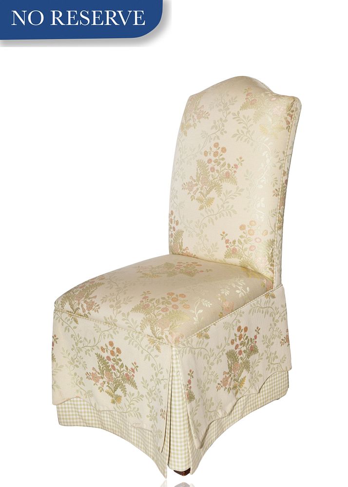 Appraisal: MERCEDES' SLIPPER CHAIR BY ETHAN ALLEN MERCEDES' SLIPPER CHAIR BY