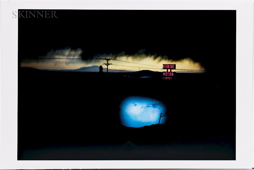 Appraisal: Ernst Haas Austrian American - Western Skies Motel New Mexico