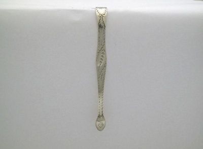 Appraisal: A pair of George III silver sugar tongs by Hester