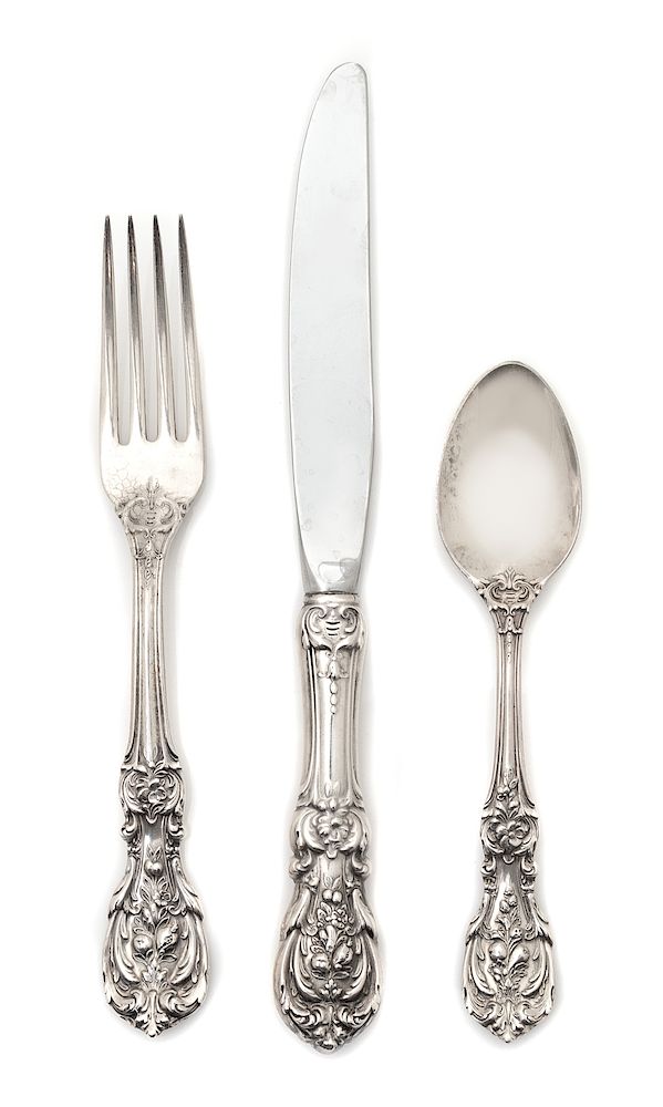 Appraisal: An American Silver Flatware Service Reed Barton Taunton MA Francis