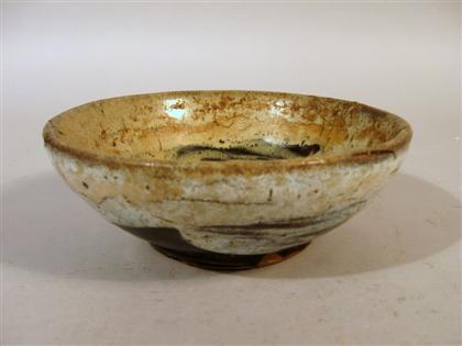 Appraisal: Unusual Chinese brown and purple glazed bowl mind dynasty Of