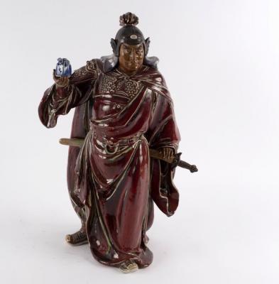 Appraisal: A Chinese pottery figure by Liu Zemian of Han Xin