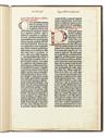 Appraisal: BIBLE IN LATIN Single leaf from a paper copy of