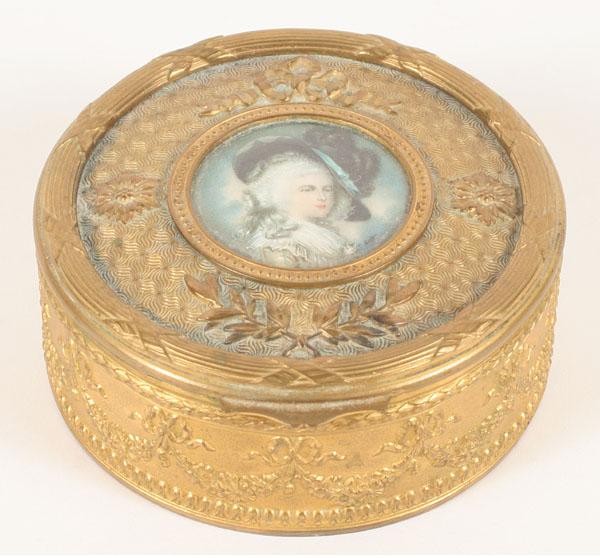 Appraisal: Portrait miniature on ivory of the Duchess of Devonshire inset